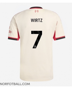 Billige Fotballdrakt Liverpool Florian Wirtz #7 Replika Bortedrakt 2025-26 Kortermet Billige Fotballdrakt Liverpool Florian Wirtz #7 Replika Bortedrakt 2025-26 Kortermet